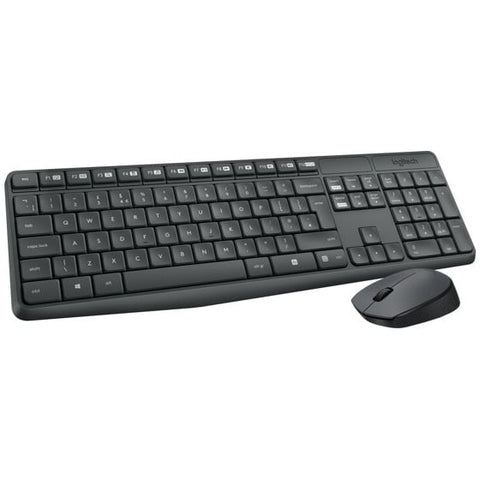 Logitech MK235 Draadloze Toetsenbord en Muis QWERTY Zwart