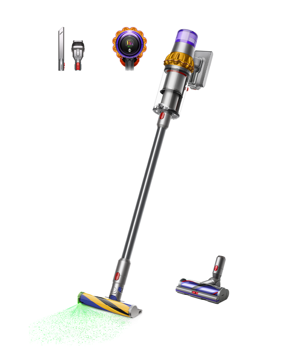 Dyson V15 Detect Absolute Nikkel/Geel