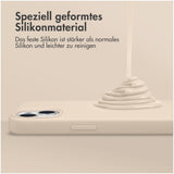 Accezz Liquid Silicone Backcover iPhone 15 Pro Max Donkergrijs