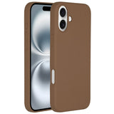Accezz Liquid Silicone Backcover met MagSafe iPhone 16 Plus Lichtbruin