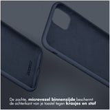 Accezz Liquid Silicone Backcover Google Pixel 9 Pro XL Donkerblauw