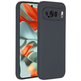 Accezz Liquid Silicone Backcover Google Pixel 9 Pro XL Donkerblauw