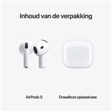 Apple AirPods 5 met draadloze oplaadcase