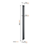 Vogels TVA 7000 CABLE COVER Zwart