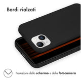 Accezz Color Backcover iPhone 15 Plus Zwart