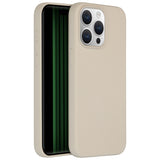 Accezz Liquid Silicone Backcover iPhone 15 Pro Max Donkergrijs