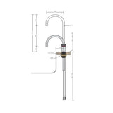 Quooker Classic Nordic Round RVS