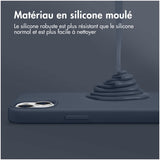 Accezz Liquid Silicone Backcover Google Pixel 8 Donkerblauw