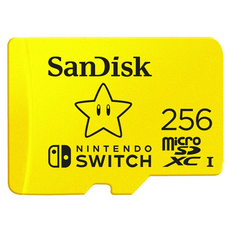 SanDisk MicroSDXC Extreme Gaming 256GB 100MB / 90mb Nintendo licensed