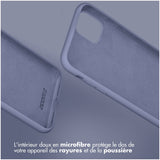 Accezz Liquid Silicone Backcover iPhone 15 Pro Grijs