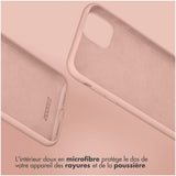Accezz Liquid Silicone Backcover iPhone 15 Roze