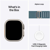 Apple Watch Ultra 3 GPS + Cellular 49mm met Alpine Loop - Medium Beige