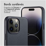 Accezz MagSafe Leather Backcover iPhone 14 Pro Max Zwart