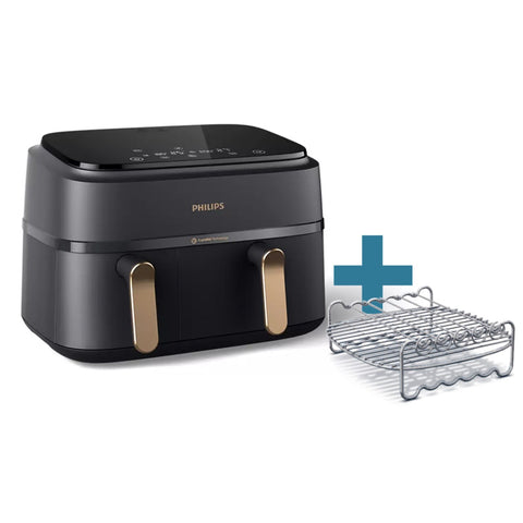 Philips NA352/04 Dual Basket Zwart