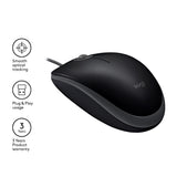 Logitech B110 Silent Zwart