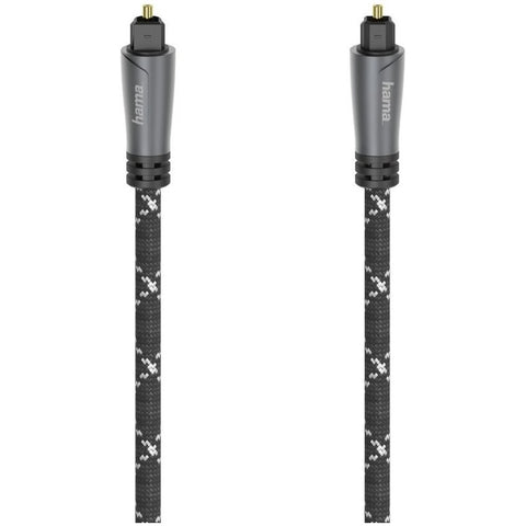 Hama Optische audiokabel, ODT-stekker (Toslink), metaal, 1,5 m