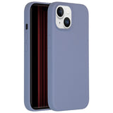 Accezz Liquid Silicone Backcover iPhone 15 Grijs