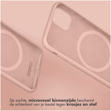 Accezz Liquid Silicone Backcover met MagSafe iPhone 16 Pro Max Roze