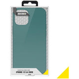 Accezz Liquid Silicone Backcover iPhone 12 Mini Donkergroen