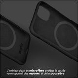 Accezz Liquid Silicone Backcover met MagSafe iPhone 13 Mini Zwart