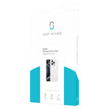 Just in Case Soft TPU Case MagSafe voor Apple iPhone 16 Pro Max Transparant