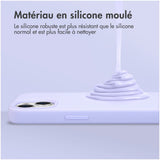 Accezz Liquid Silicone Backcover iPhone 15 Paars
