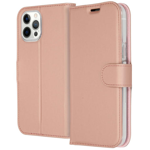 Accezz Wallet Case voor Apple iPhone 12 Pro Max Roze
