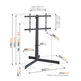 Vogels TVS 3695 tv vloerstandaard Wit