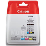 Canon CLI-571 Cartridges Combo Pack Multi-color