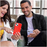 Accezz Liquid Silicone Backcover iPhone 15 Pro Rood