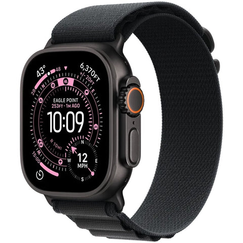 Apple Watch Ultra 3 GPS + Cellular 49mm met Alpine Loop - Large Zwart