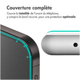 Accezz Gehard Glas Full Cover Screenprotector iPhone 15 Pro Max Transparant