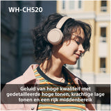 Sony WH-CH520 Geel