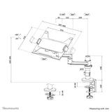 Neomounts DS20-425BL1 Zwart