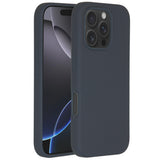 Accezz Liquid Silicone Backcover met MagSafe iPhone 16 Pro Donkerblauw