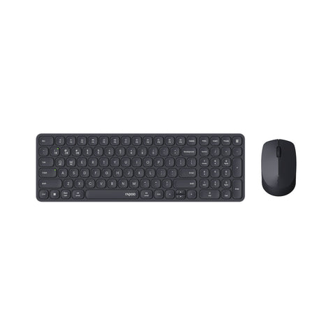 Rapoo 9310M Multi-mode Wireless Ultra-slim Desktop Combo Set Zwart