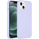 Accezz Liquid Silicone Backcover iPhone 13 Mini Paars