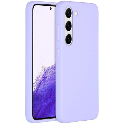 Accezz Liquid Silicone Backcover Samsung Galaxy S23 Paars