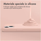 Accezz Liquid Silicone Backcover voor Samsung Galaxy S25 Plus Roze