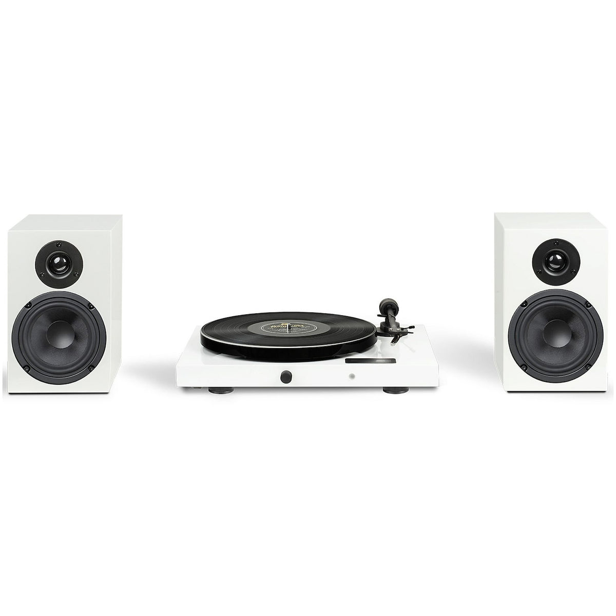 Pro-Ject Jukebox E1 + Speaker Box 5E Set Draaitafel systeem Wit