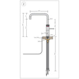 Quooker Fusion Square Rose Koper