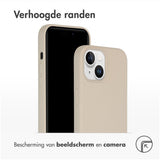 Accezz Liquid Silicone Backcover met MagSafe iPhone 15 Donkergrijs