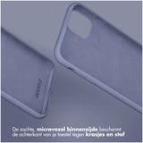 Accezz Liquid Silicone Backcover iPhone 15 Plus Grijs