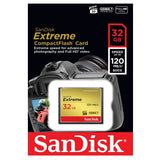SanDisk CF extreme 32GB 120MB/s read 85MB/s write
