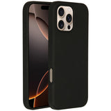 Accezz Liquid Silicone Backcover met MagSafe iPhone 16 Pro Max Zwart