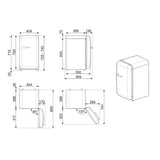 Smeg FAB5RRD6 Rood