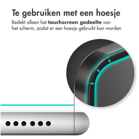 Accezz Gehard Glas Full Cover voor Samsung Galaxy S25 Plus