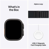 Apple Watch Ultra 3 GPS + Cellular 49mm met Alpine Loop - Medium Zwart
