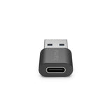 Hama USB Adapter USB-A Plug - USB-C Socket USB 3.2 Gen2 10 Gbit/s Zwart