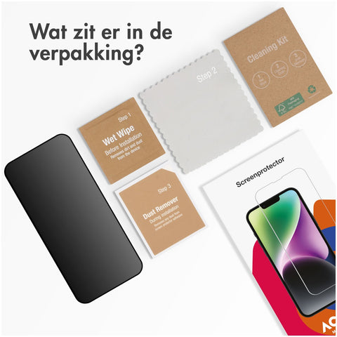 Accezz Gehard Glas Privacy Screenprotector Samsung Galaxy S24 Plus Transparant